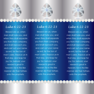 Free digital download Kingdom of God Royal Gem Bookmarks (set of 3 blue sapphire)